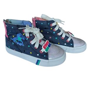 STITCH Disney Kids Sneakers with Blue and Pink Accents